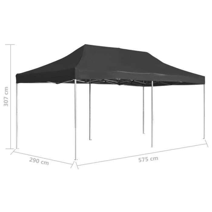 Tente de réception pliable Aluminium 6 x 3 m Anthracite – Image 7