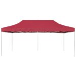 Tente de réception pliable Aluminium 6x3 m Bordeaux – Image 3