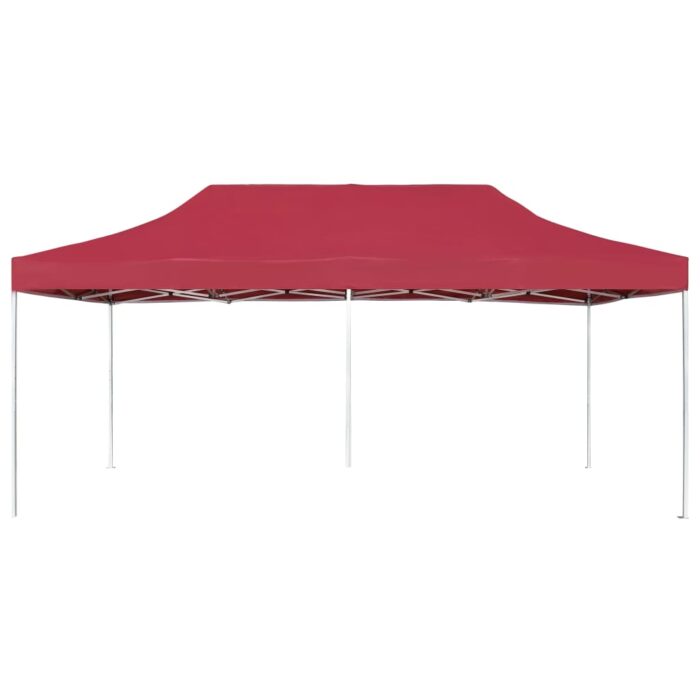 Tente de réception pliable Aluminium 6x3 m Bordeaux – Image 3