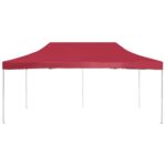 Tente de réception pliable Aluminium 6x3 m Bordeaux – Image 4