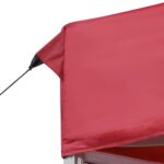 Tente de réception pliable Aluminium 6x3 m Bordeaux – Image 6