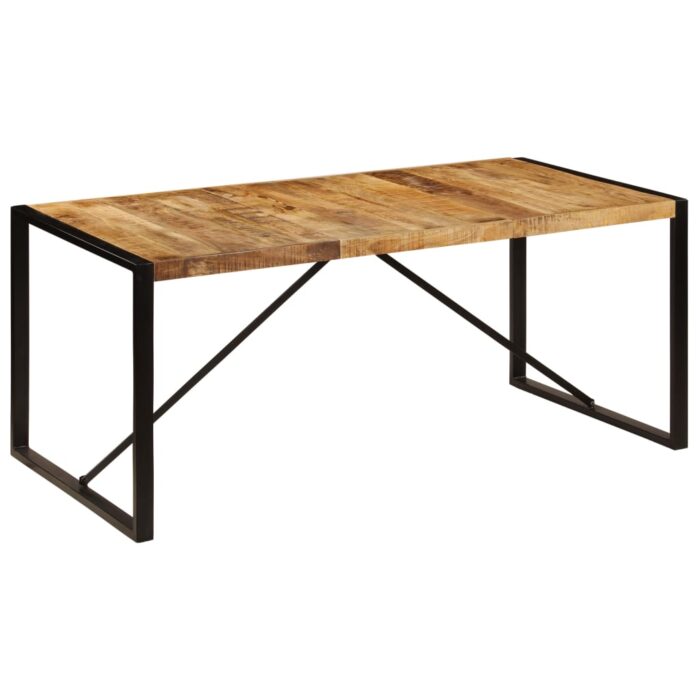 Table à manger 180x90x75 cm Bois de manguier massif – Image 9