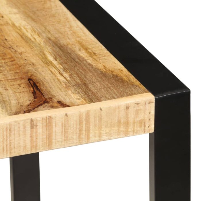 Table à manger 160x80x75 cm bois de manguier massif – Image 4