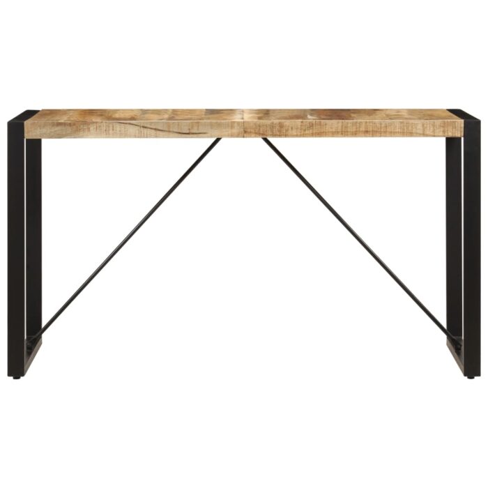 Table à manger 140x70x75 cm Bois de manguier massif – Image 2