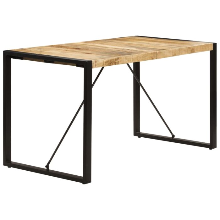 Table à manger 140x70x75 cm Bois de manguier massif – Image 3