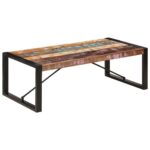 Table basse 120x60x40 cm Bois de récupération solide – Image 8