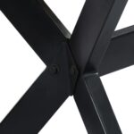 Table de salle à manger 200x100x75 cm Bois de manguier solide – Image 5