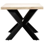 Table à dîner Blanc 180x90x75 cm Bois de manguier massif – Image 2