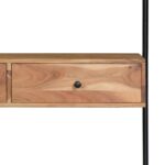 Bureau mural 90x40x170 cm Bois d'acacia solide – Image 2