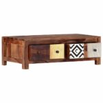 Table basse 90x50x30 cm Bois massif – Image 8