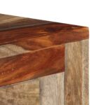 Table console avec 3 tiroirs 120x30x75 cm Bois massif – Image 5