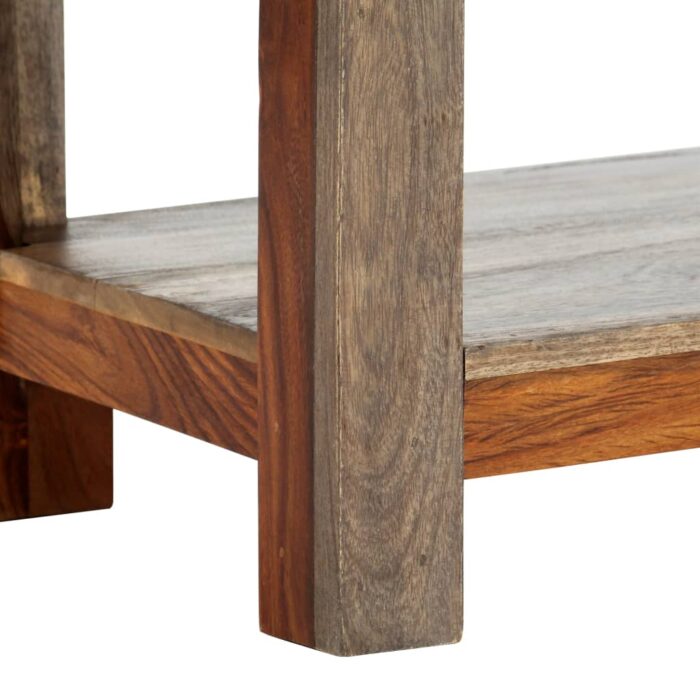 Table console avec 3 tiroirs 120x30x75 cm Bois massif – Image 7