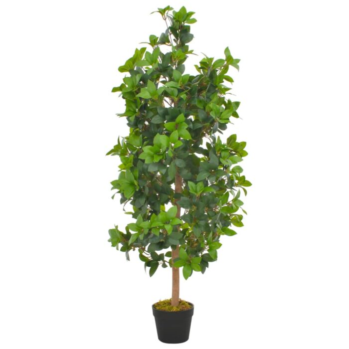 Plante artificielle avec pot Laurier Vert 120 cm – Image 1