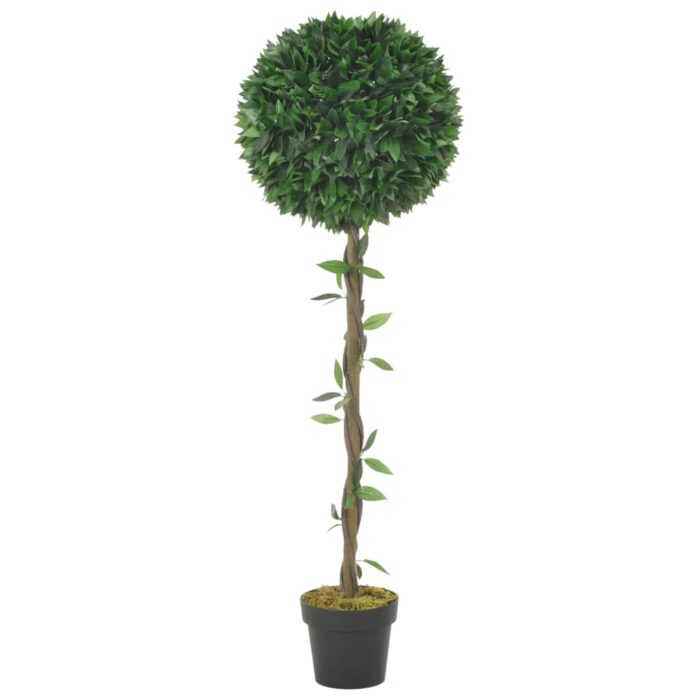 Plante artificielle Laurier avec pot Vert 130 cm – Image 1