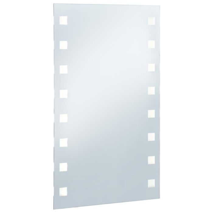 Miroir mural à LED pour salle de bains 60x100 cm – Image 2