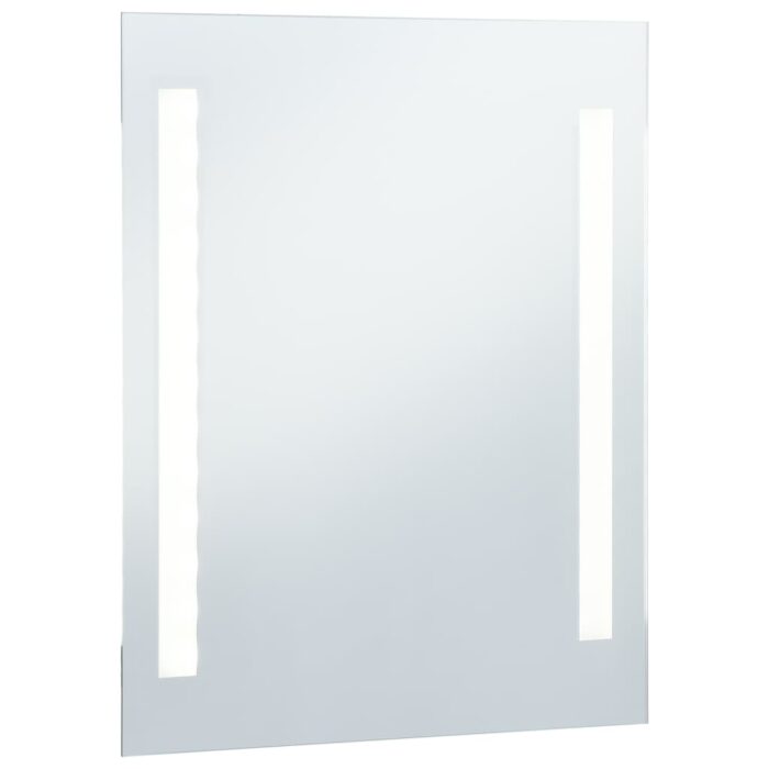 Miroir mural à LED pour salle de bains 60x80 cm – Image 2
