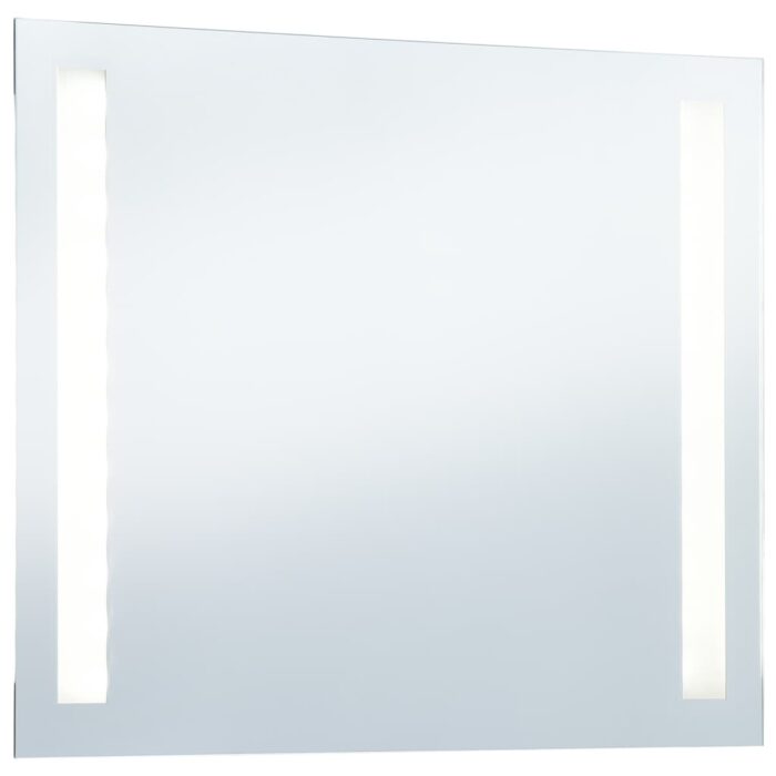 Miroir mural à LED pour salle de bains 80x60 cm – Image 2
