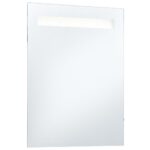 Miroir mural à LED pour salle de bains 60x80 cm – Image 2