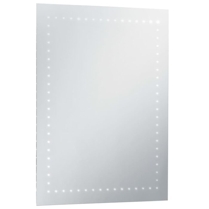 Miroir mural à LED pour salle de bains 60x80 cm – Image 2