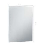 Miroir mural à LED pour salle de bains 60x80 cm – Image 5