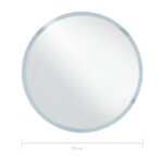 Miroir à LED pour salle de bain 70 cm – Image 6