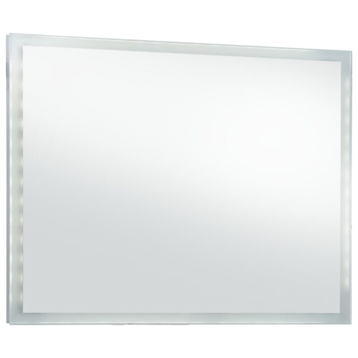Miroir mural à LED pour salle de bains 100x60 cm – Image 2