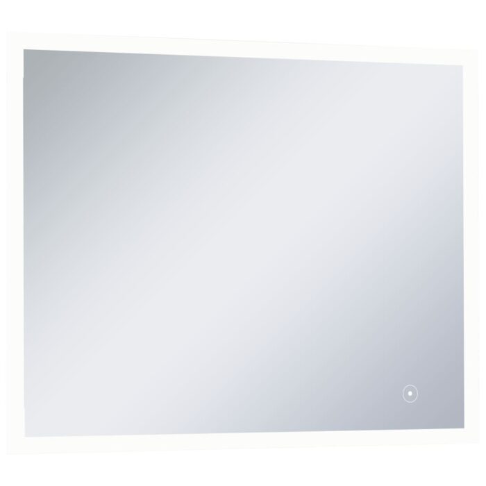 Miroir mural à LED de salle de bain et capteur tactile 80x60 cm – Image 2