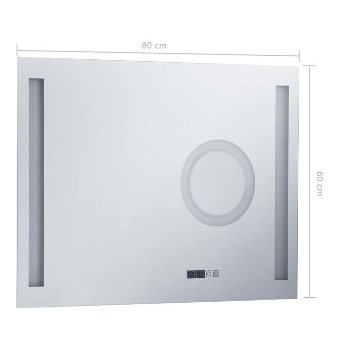 VXL8719883554259_g_en_hd_6.jpg Miroir mural à LED de salle de bain et capteur tactile 80x60 cm – Image 6