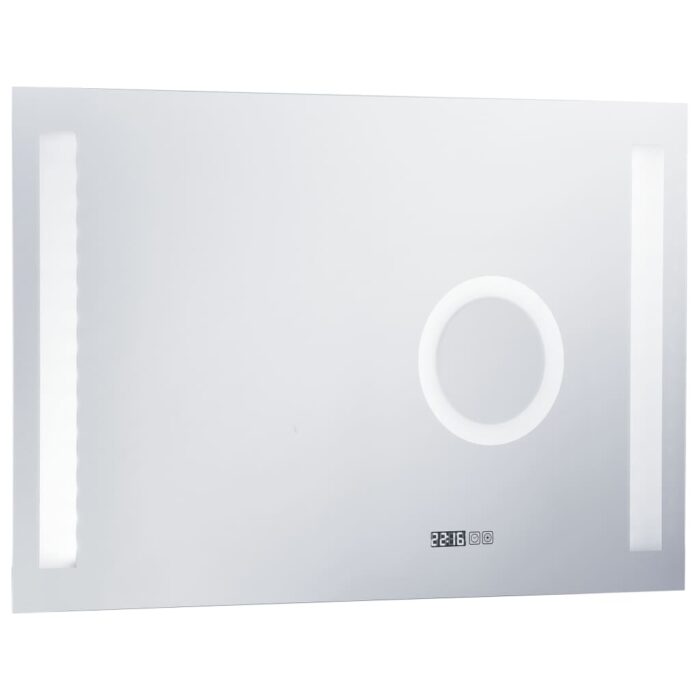 Miroir mural à LED de salle de bain et capteur tactile 100x60cm – Image 2
