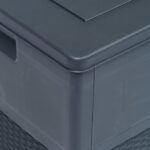 Boîte de rangement de jardin 320 L Anthracite – Image 2