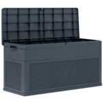 Boîte de rangement de jardin 320 L Anthracite – Image 5