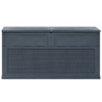 Boîte de rangement de jardin 320 L Anthracite – Image 6