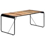 Table à manger 180x90x76 cm Bois de récupération massif – Image 10