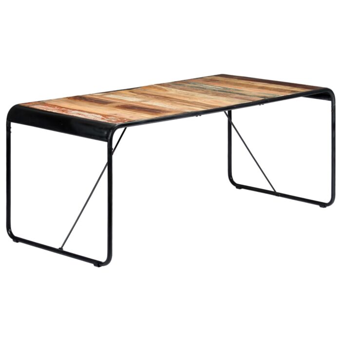 Table à manger 180x90x76 cm Bois de récupération massif – Image 10