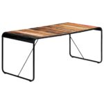 Table à manger 180x90x76 cm Bois de récupération massif – Image 11