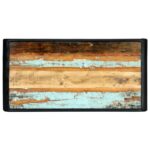 Table de salle à manger 118x60x76cm Bois de récupération massif – Image 3