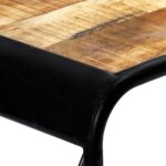 Table à manger 118x60x76 cm Bois de manguier massif brut – Image 4