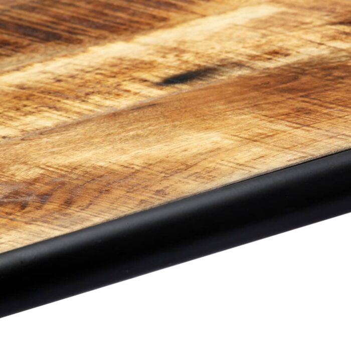 Table à manger 118x60x76 cm Bois de manguier massif brut – Image 5