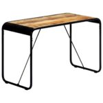 Table à manger 118x60x76 cm Bois de manguier massif brut – Image 7