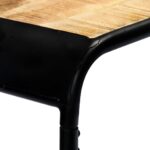 Table console 140 x 35 x 76 cm Bois de manguier massif brut – Image 4