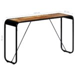 Table console 140 x 35 x 76 cm Bois de manguier massif brut – Image 6