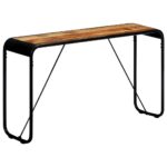 Table console 140 x 35 x 76 cm Bois de manguier massif brut – Image 8