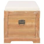 Coffre de rangement avec coussin 80x40x40 cm MDF – Image 5