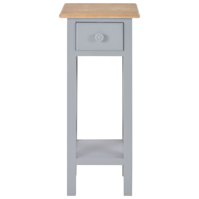 VXL8719883559063_g_en_hd_2.jpg Table d'appoint Gris 27 x 27 x 65,5 cm Bois – Image 2