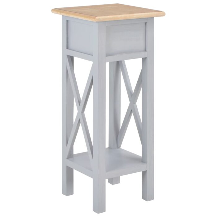 VXL8719883559063_g_en_hd_4.jpg Table d'appoint Gris 27 x 27 x 65,5 cm Bois – Image 4