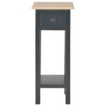 Table d'appoint Noir 27 x 27 x 65,5 cm Bois – Image 2
