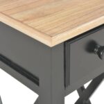 Table d'appoint Noir 27 x 27 x 65,5 cm Bois – Image 5