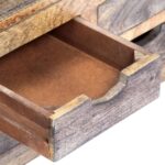 Table basse Gris 100x50x30 cm Bois massif – Image 6