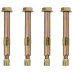 Auvent de porte argent et transparent 150x90 cm PET – Image 4