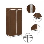2 pcs Garde-robes Marron 75x50x160 cm – Image 3